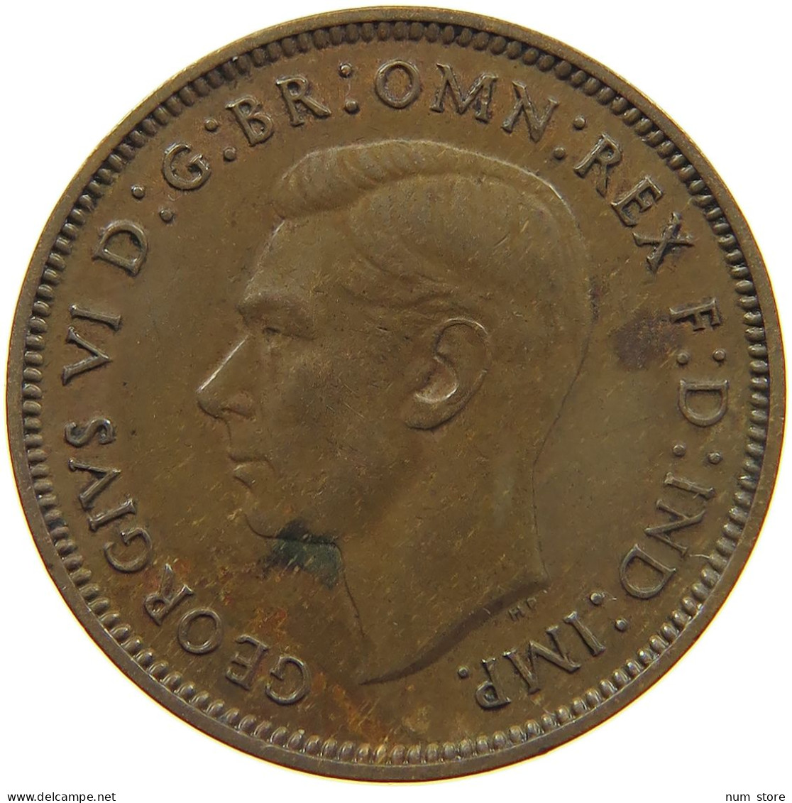 GREAT BRITAIN FARTHING 1937 #a067 0013 - B. 1 Farthing