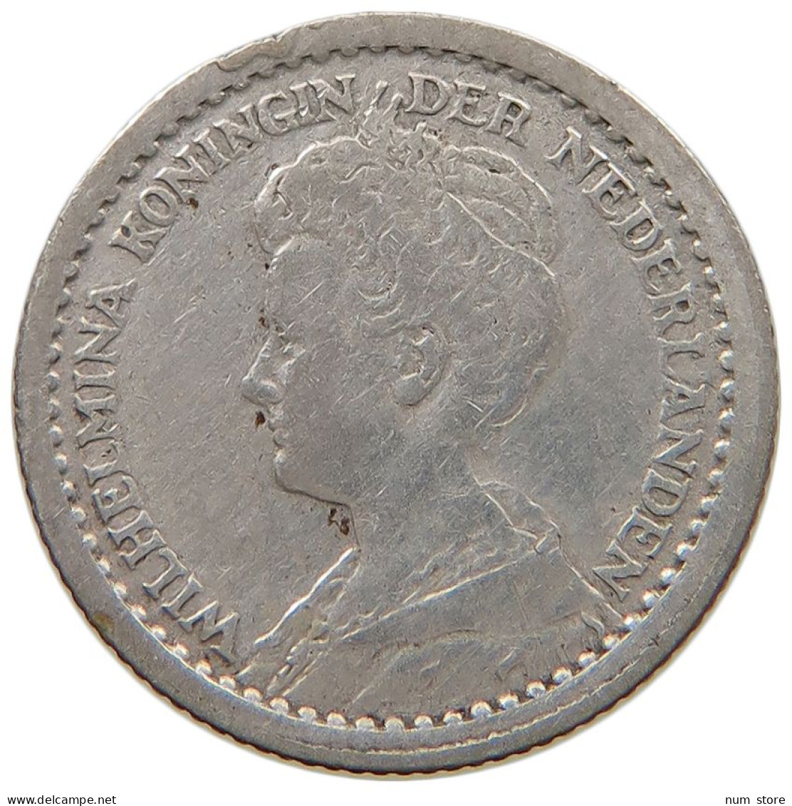 NETHERLANDS 10 CENTS 1917 #a044 1065 - 10 Cent