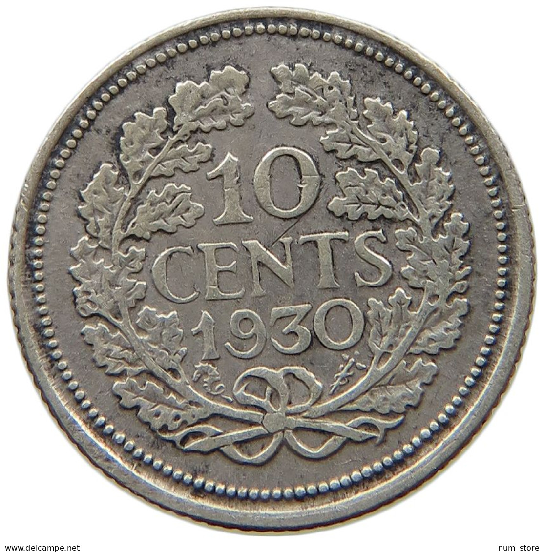 NETHERLANDS 10 CENTS 1930 #a069 0419 - 10 Cent