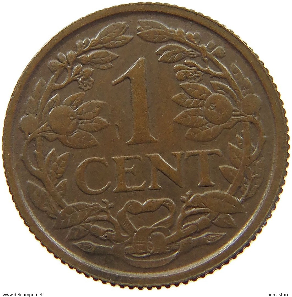 NETHERLANDS 1 CENT 1940 #a013 0431 - 1 Cent