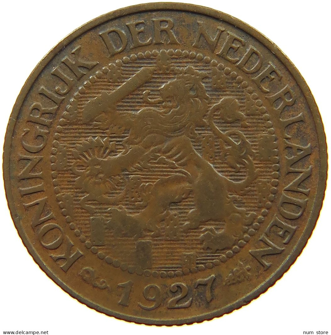 NETHERLANDS 1 CENT 1927 #a085 0837 - 1 Cent