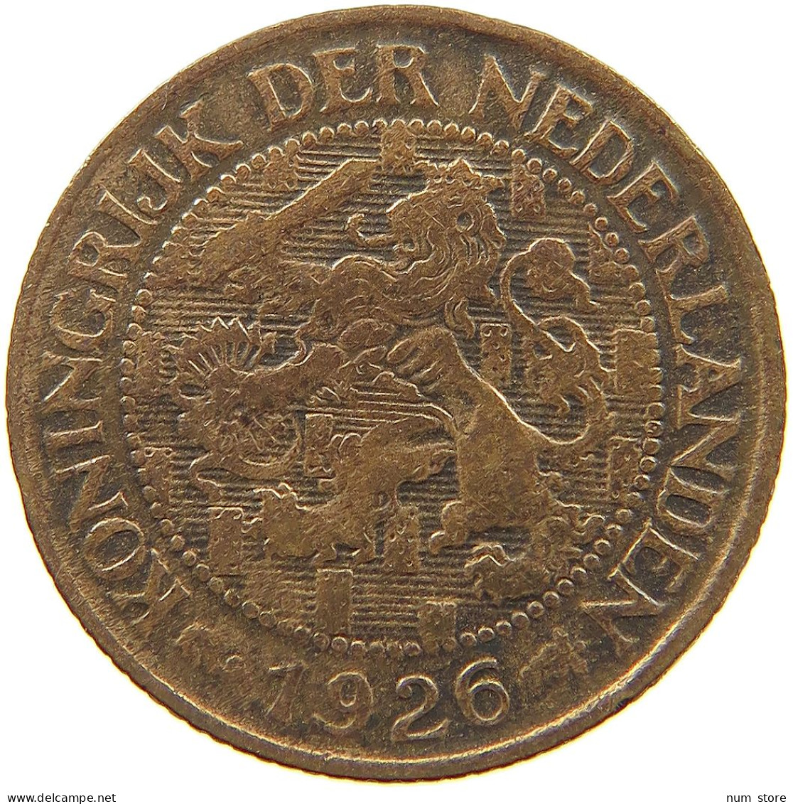 NETHERLANDS 1 CENT 1926 #a013 0249 - 1 Cent