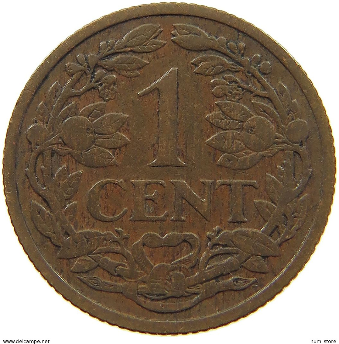 NETHERLANDS 1 CENT 1913 #a013 0447 - 1 Cent