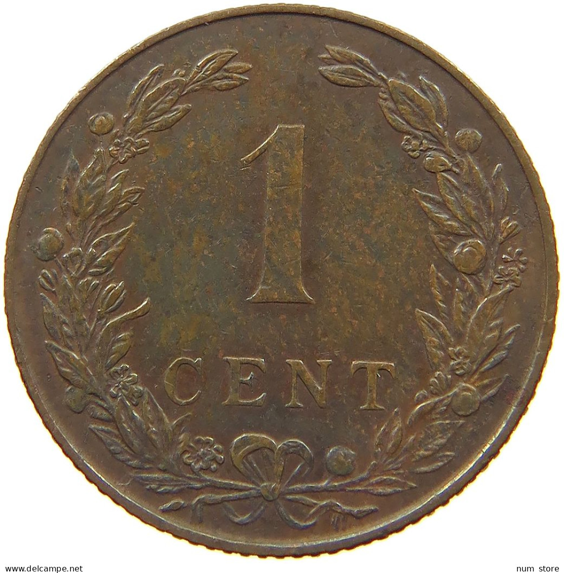 NETHERLANDS 1 CENT 1904 #c083 0471 - 1 Cent