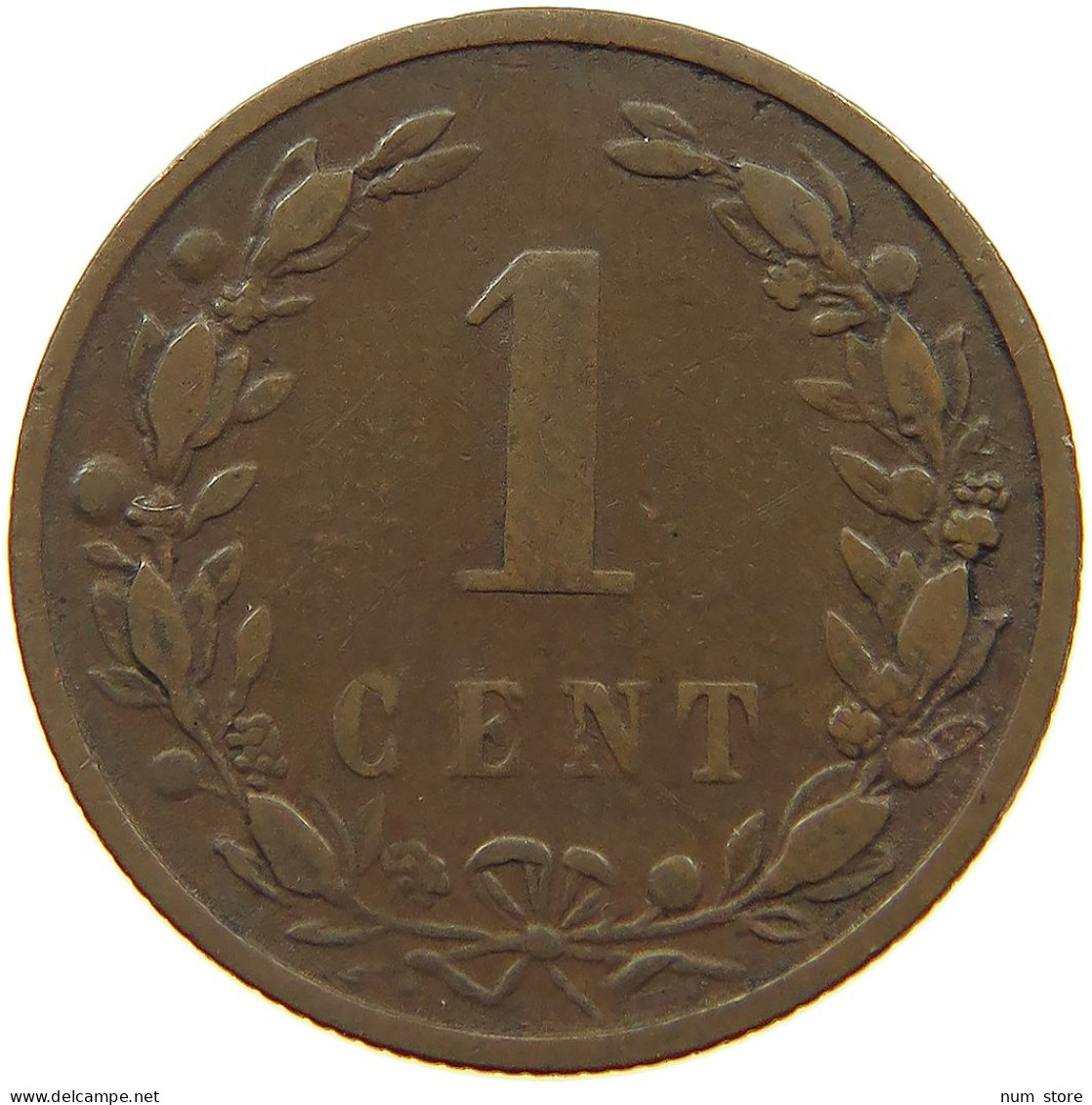 NETHERLANDS 1 CENT 1901 #a013 0241 - 1 Cent