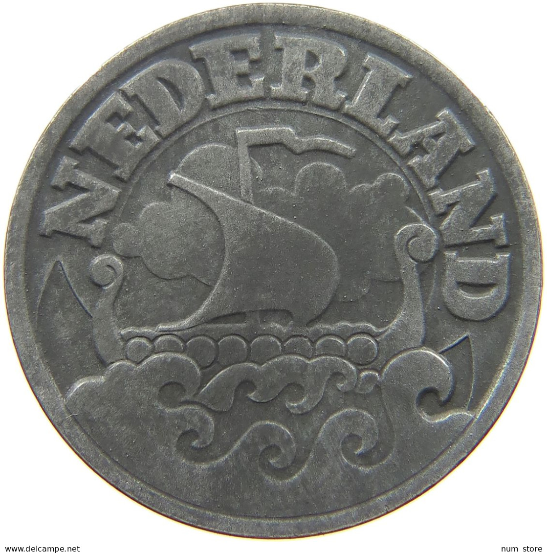 NETHERLANDS 25 CENTS 1943 #a092 0031 - 25 Centavos