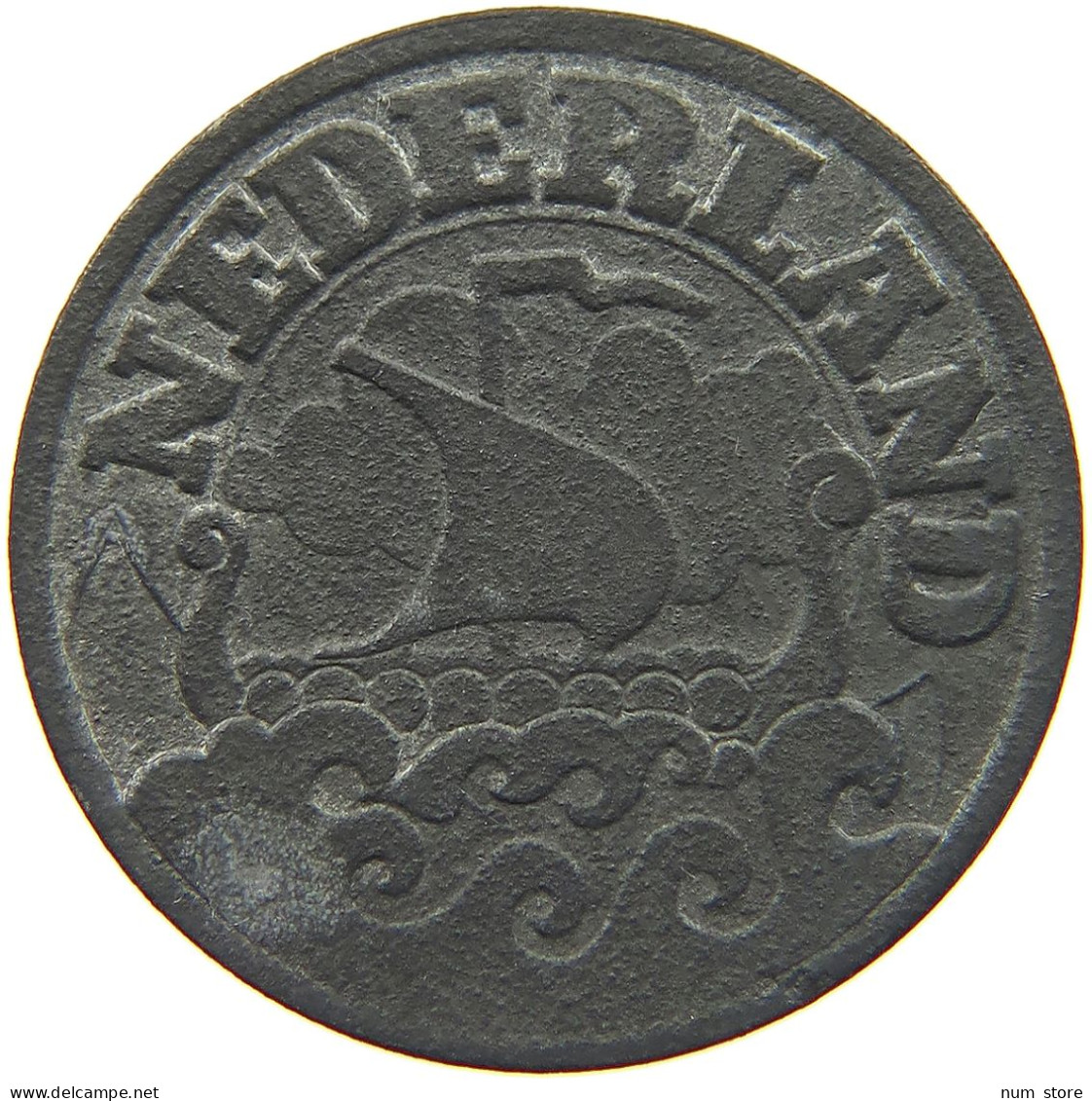 NETHERLANDS 25 CENTS 1942 TOP #c084 0961 - 25 Centavos