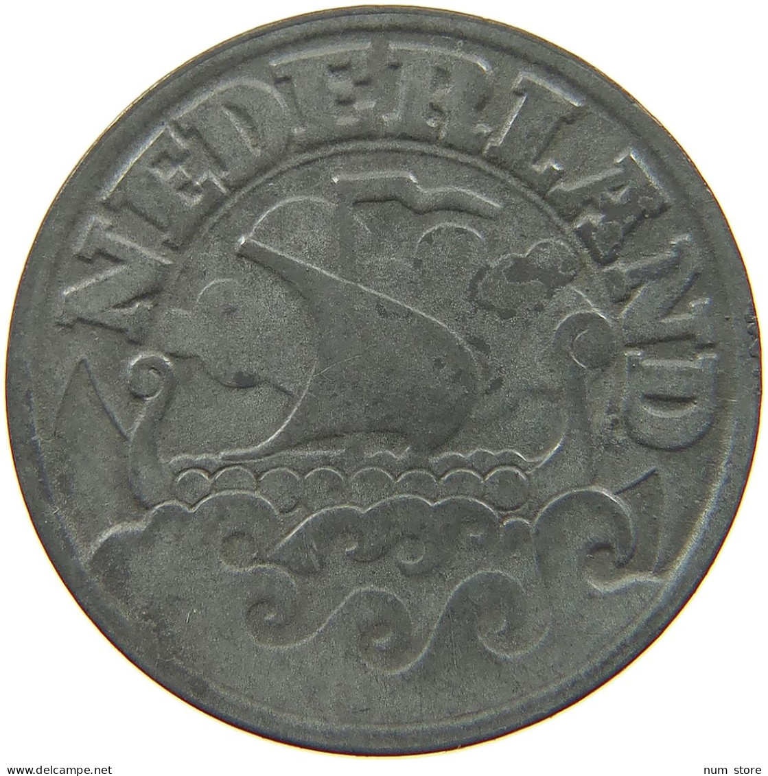 NETHERLANDS 25 CENTS 1941 #a006 0065 - 25 Cent