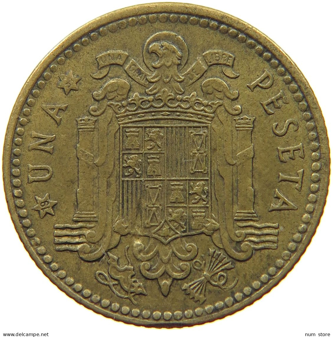 SPAIN PESETA 1947 51 #s066 0611 - 1 Peseta