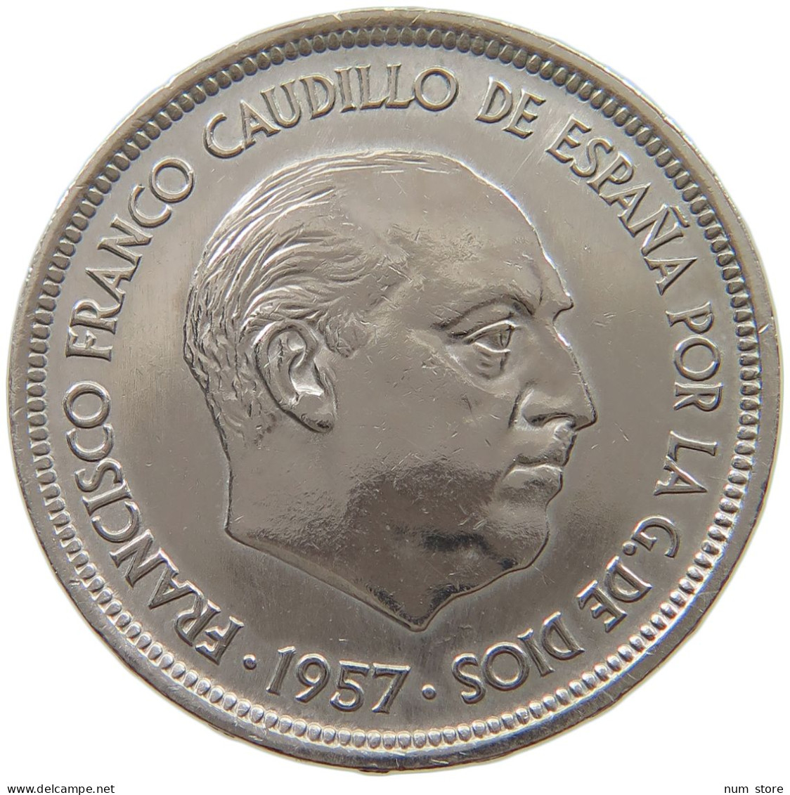 SPAIN 50 PESETAS 1957 60 #a013 0779 - 50 Céntimos