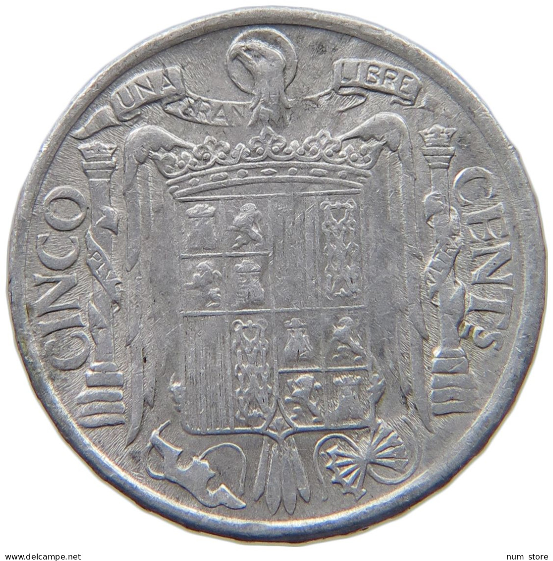 SPAIN 5 CENTIMOS 1940 #c078 0563 - 5 Centesimi