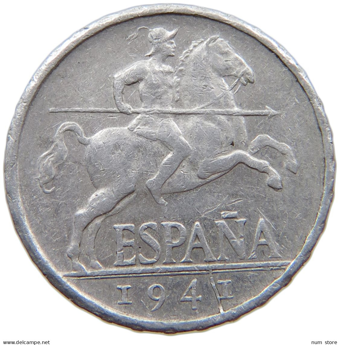 SPAIN 5 CENTIMOS 1941 #a089 0117 - 5 Centiemen