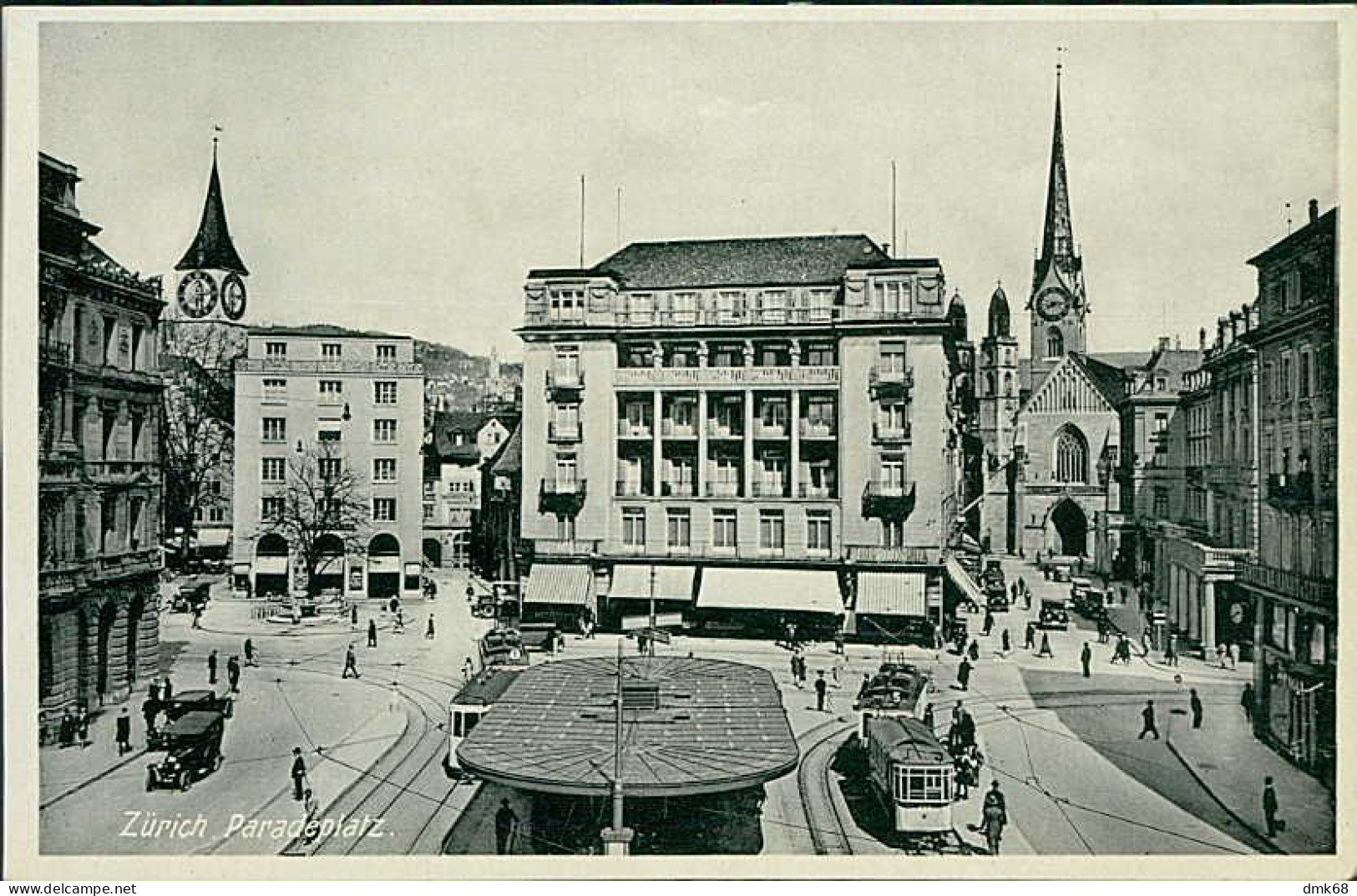 SWITZERLAND - ZÜRICH - PARADEPLATZ - WEHRLIVERLAG KILCHBERG - 1930s (16847) - Kilchberg