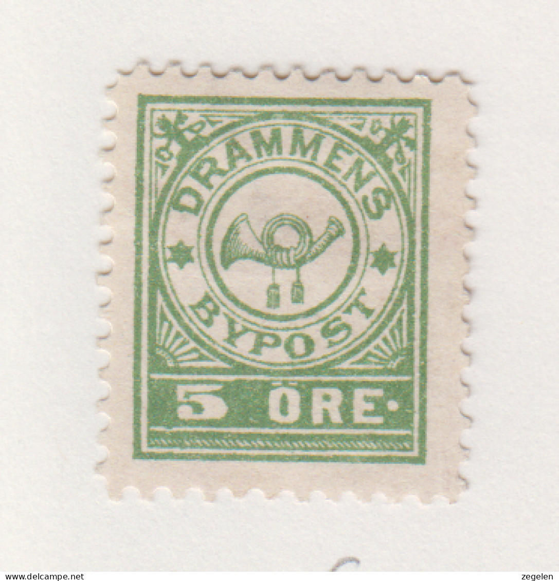 Noorwegen Lokale Zegel   Katalog Over Norges Byposter Drammen Bypost  IV 6 - Local Post Stamps