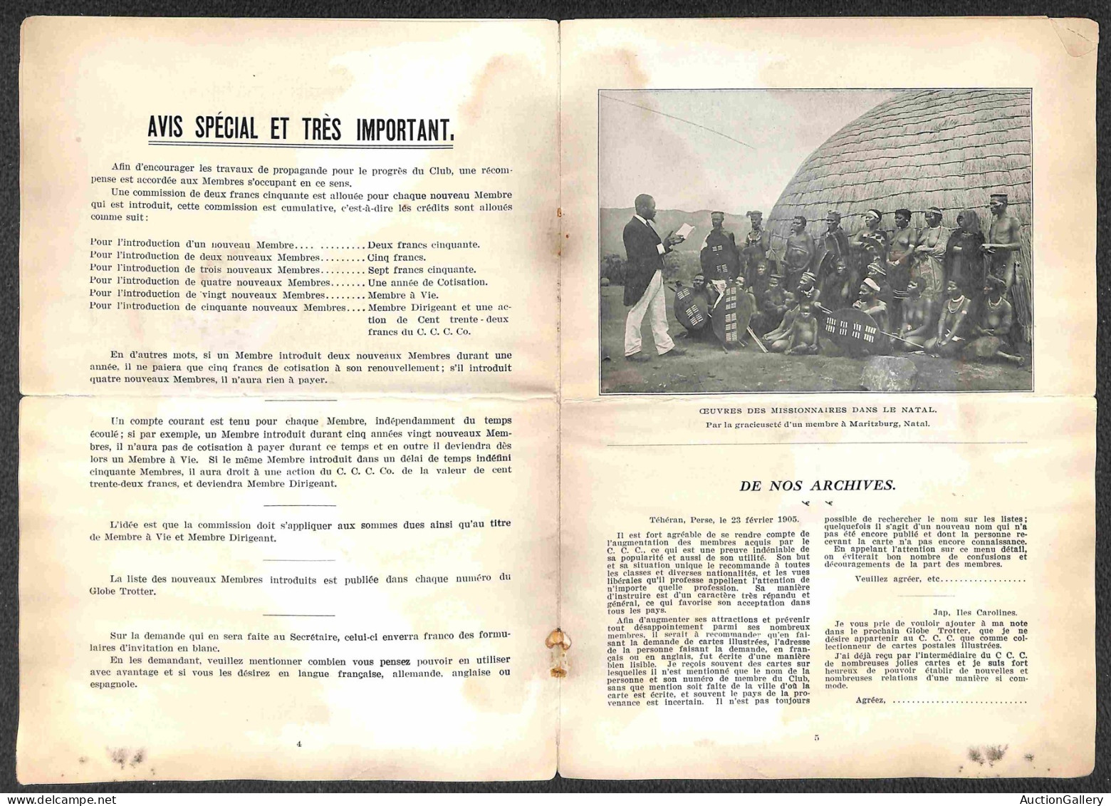 Oltremare - Stati Uniti D'America - 1908 - The Cosmopolitan Correspondence Club - Opuscolo Di 12 Pagine (+ Allegati) - Q - Autres & Non Classés