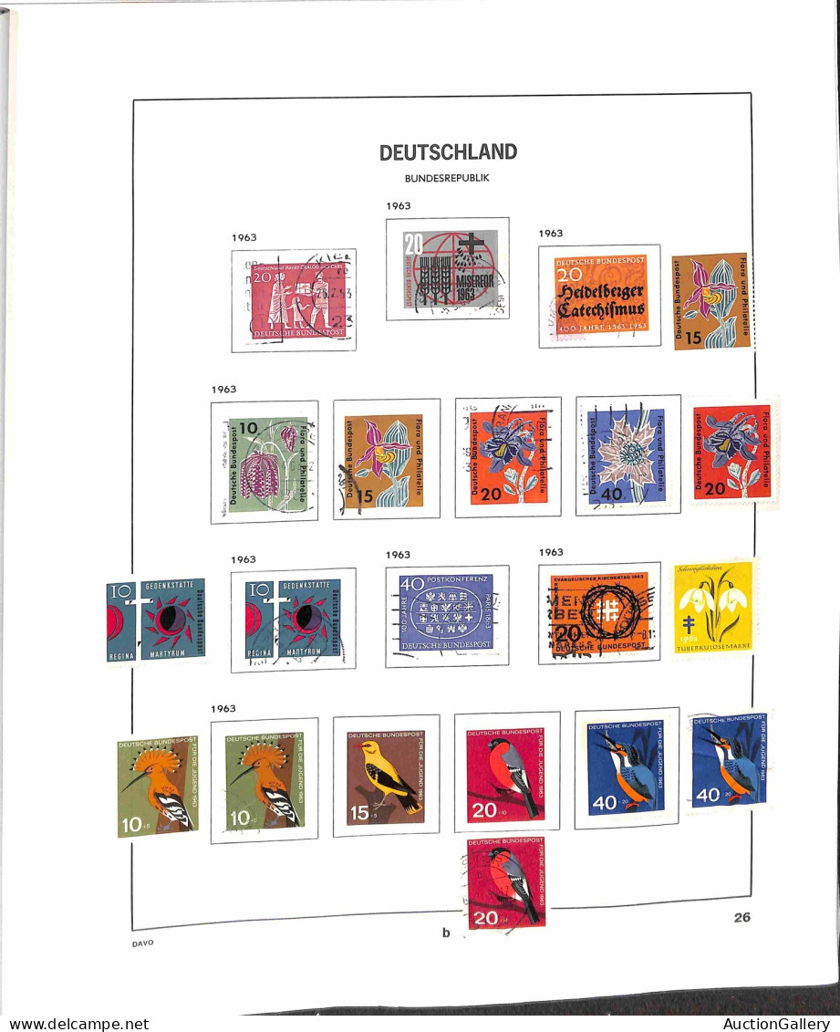 Lotti&Collezioni - Europa&Oltremare - GERMANIA FEDERALE - 1949/1990 - Collezione Avanzata Di Valori Usati Del Periodo Mo - Autres & Non Classés