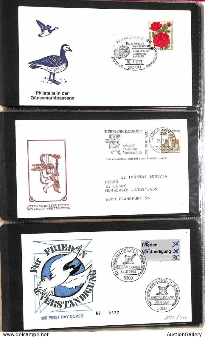 Lotti&Collezioni - Europa&Oltremare - GERMANIA  - Berlino + BRD - 1964/1991 - Collezione di 84 buste FDC del periodo mon