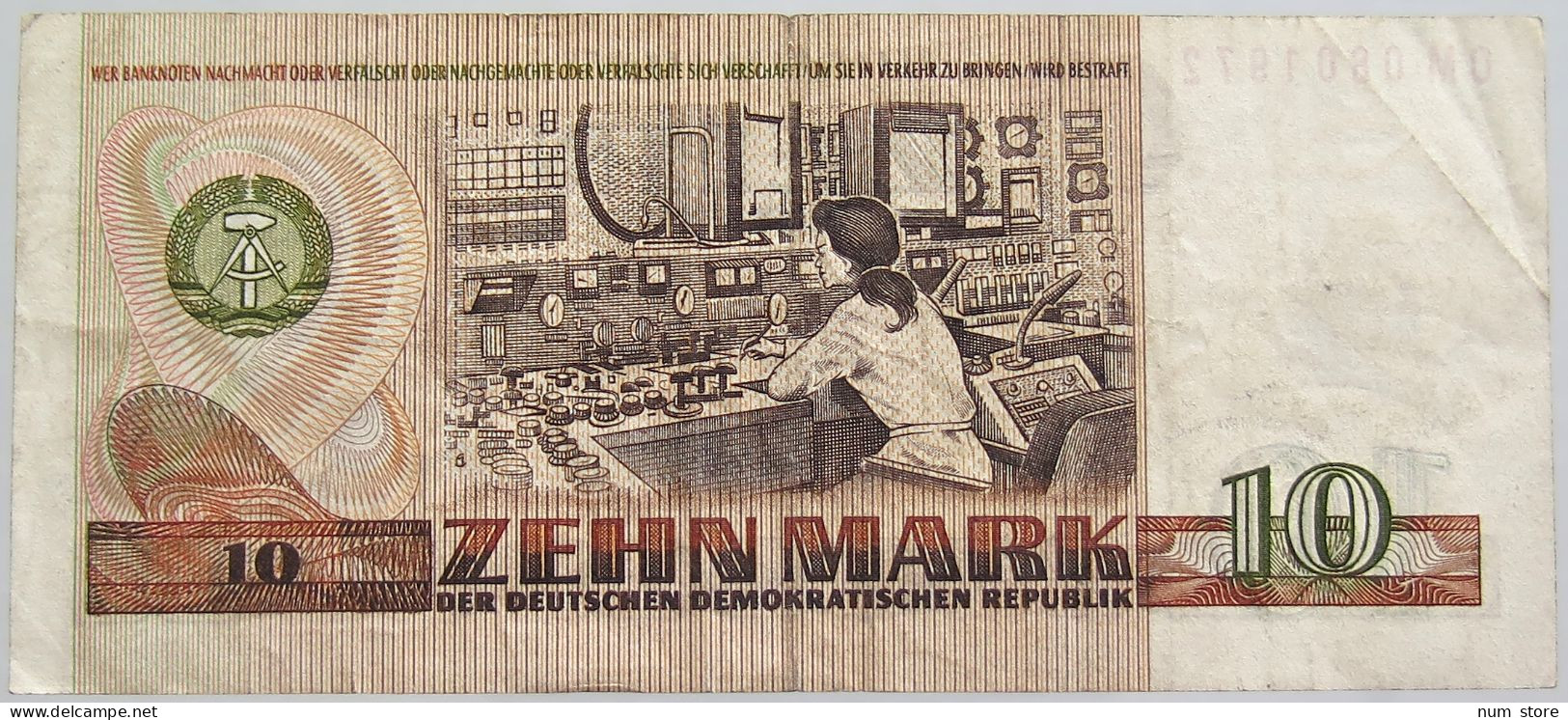 GERMANY 10 MARK 1971 #alb068 0025 - 10 Deutsche Mark