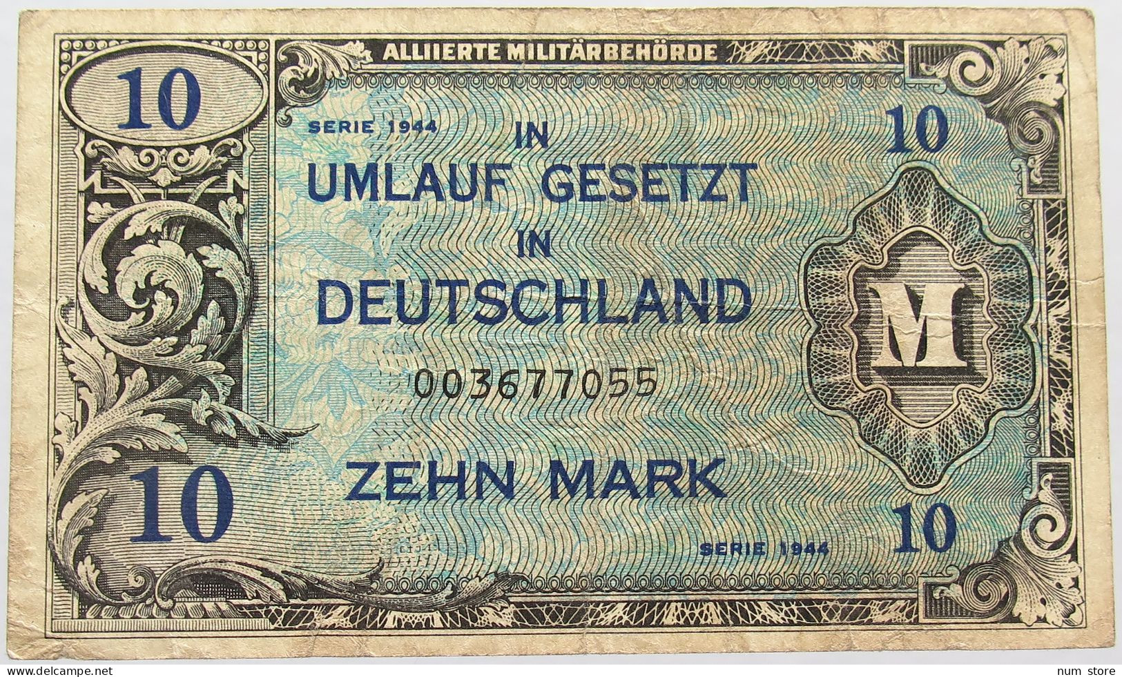 GERMANY 10 MARK 1944 #alb015 0223 - 10 Reichsmark