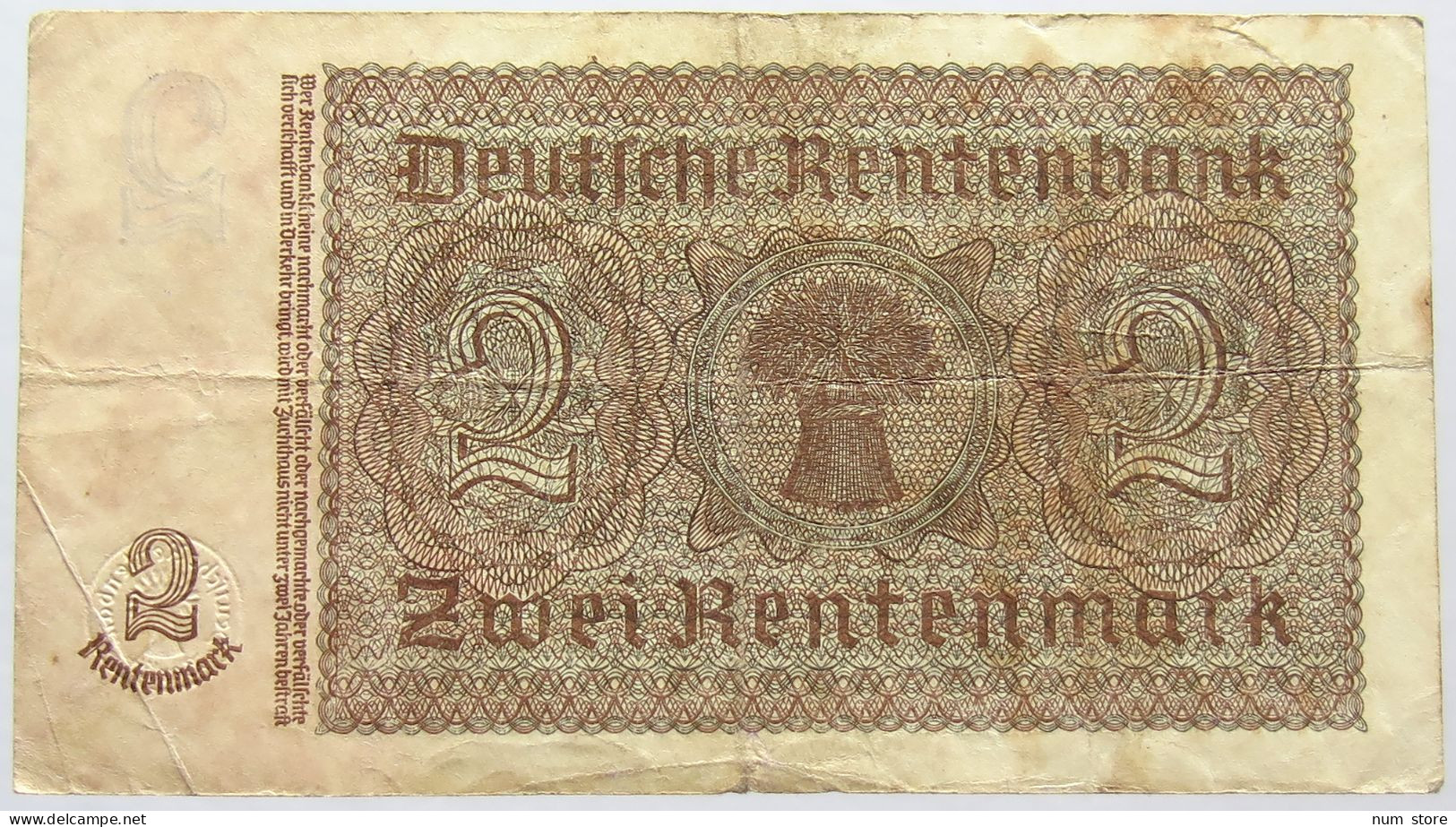 GERMANY 2 REICHSMARK 1937 #alb067 0289 - Sonstige & Ohne Zuordnung