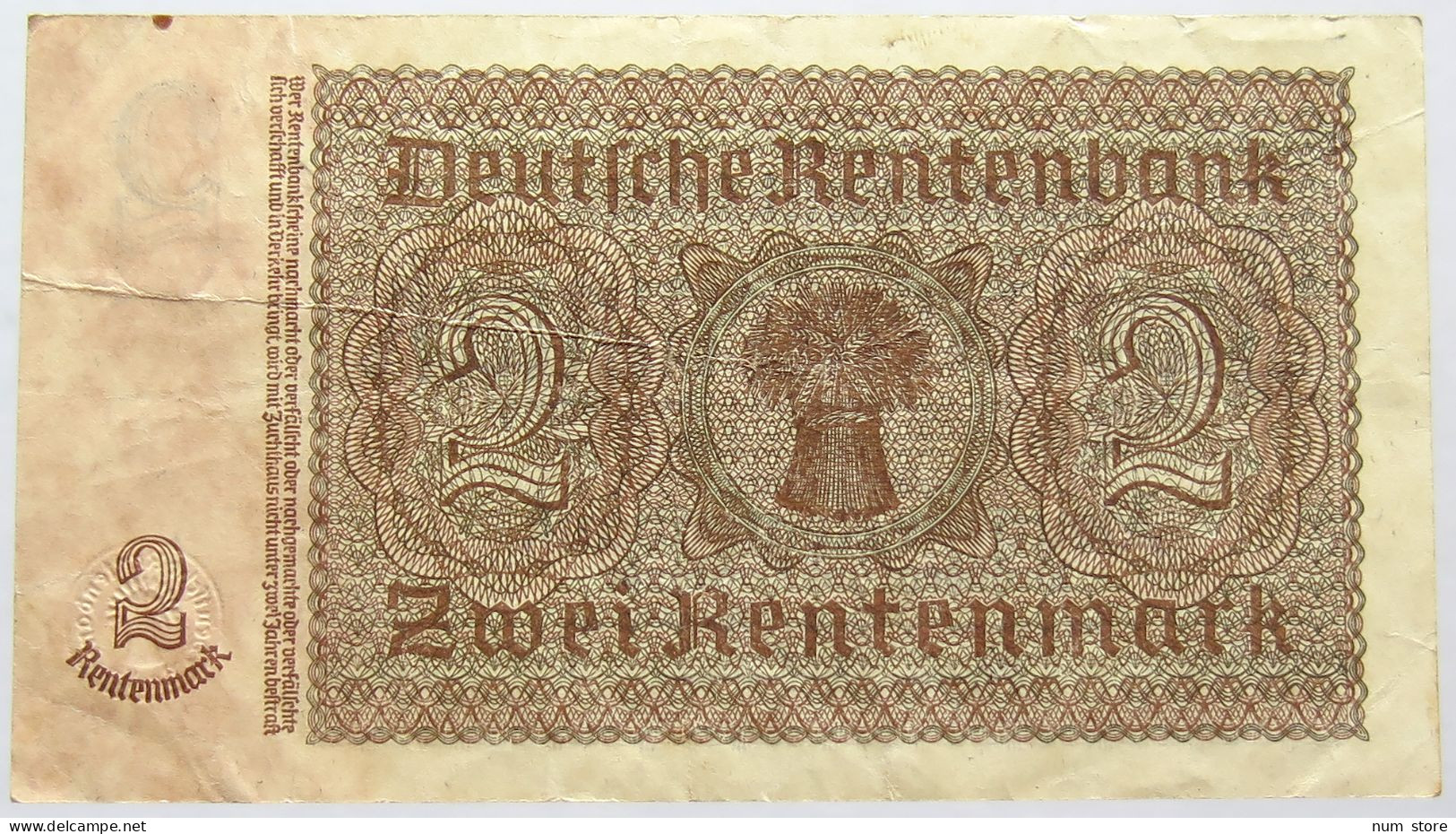 GERMANY 2 REICHSMARK 1937 #alb067 0285 - Sonstige & Ohne Zuordnung