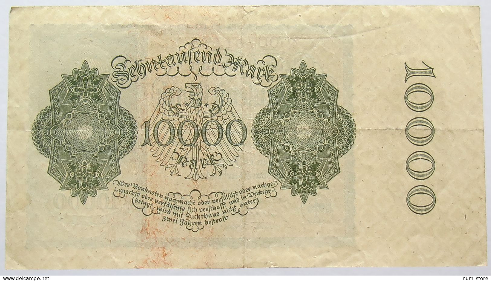 GERMANY 10000 MARK 1923 #alb067 0247 - 10.000 Mark