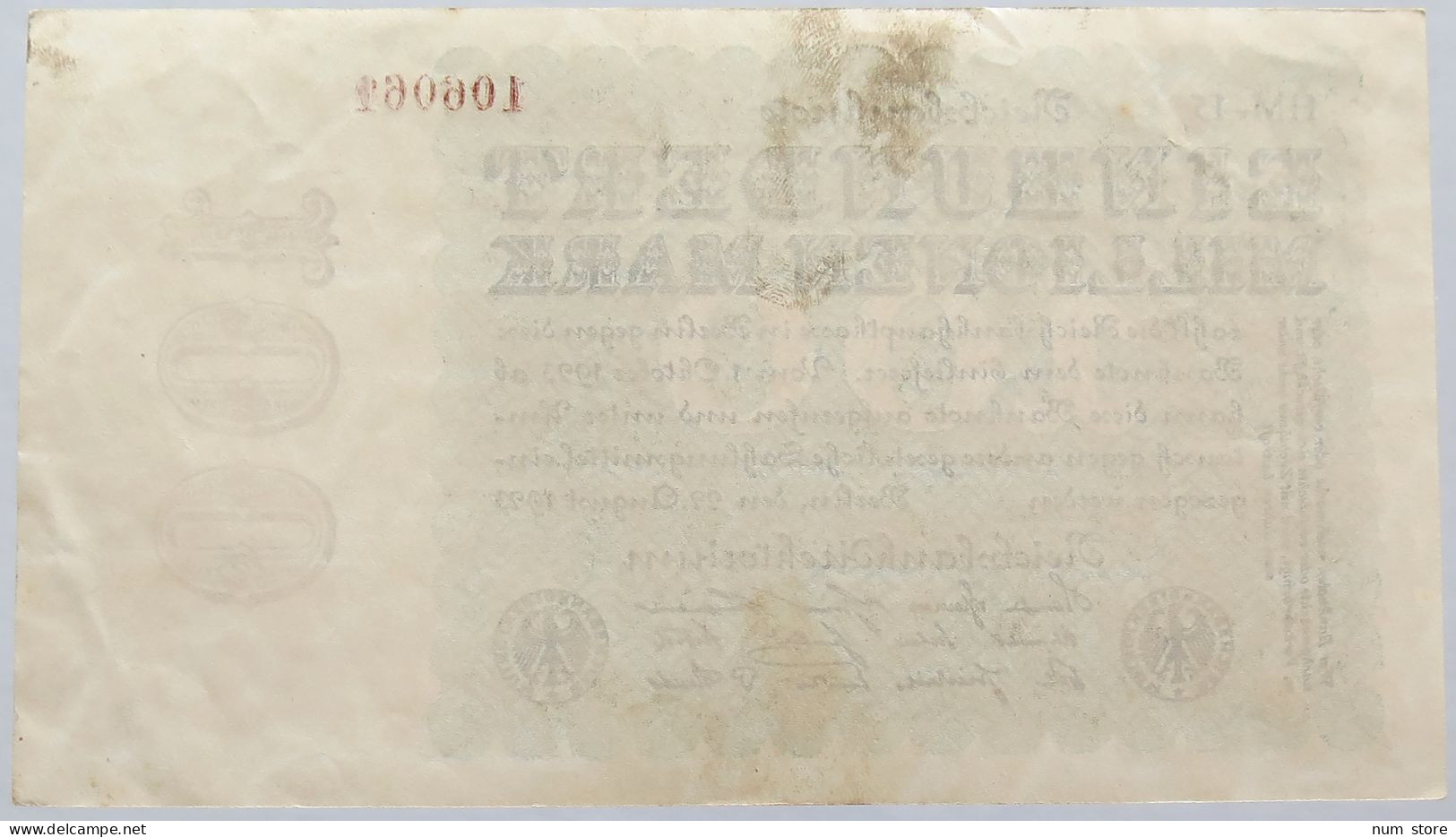 GERMANY 100 MILLIONEN MARK 1923 #alb004 0195 - 100 Millionen Mark