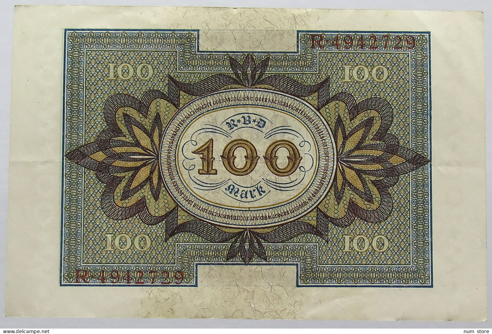 GERMANY 100 MARK 1920 #alb067 0121 - 100 Mark