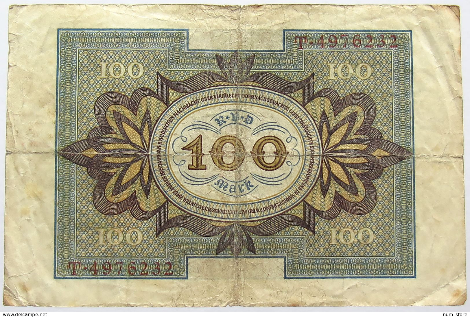GERMANY 100 MARK 1920 #alb066 0105 - 100 Mark