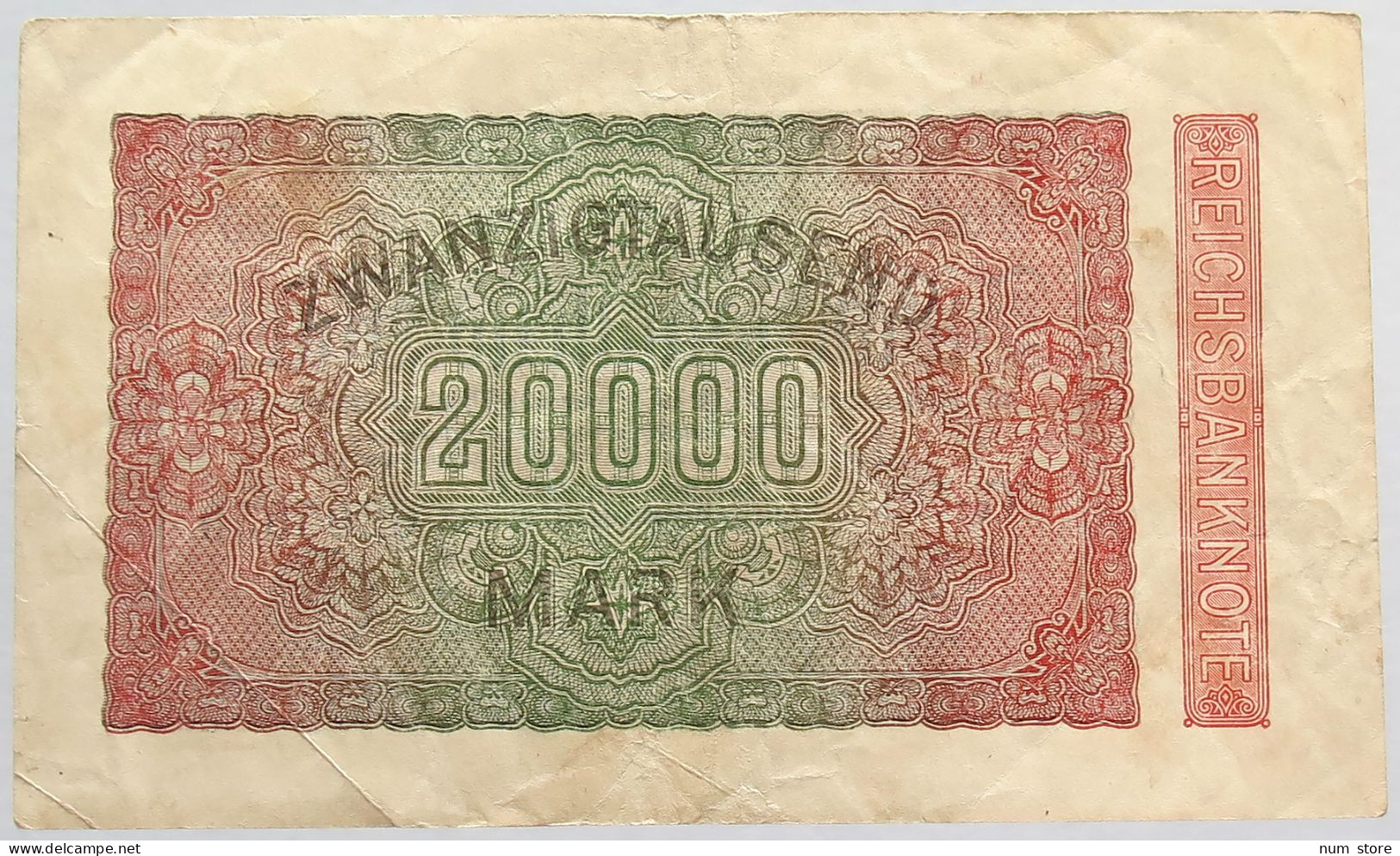 GERMANY 20000 MARK 1923 #alb066 0509 - 20000 Mark