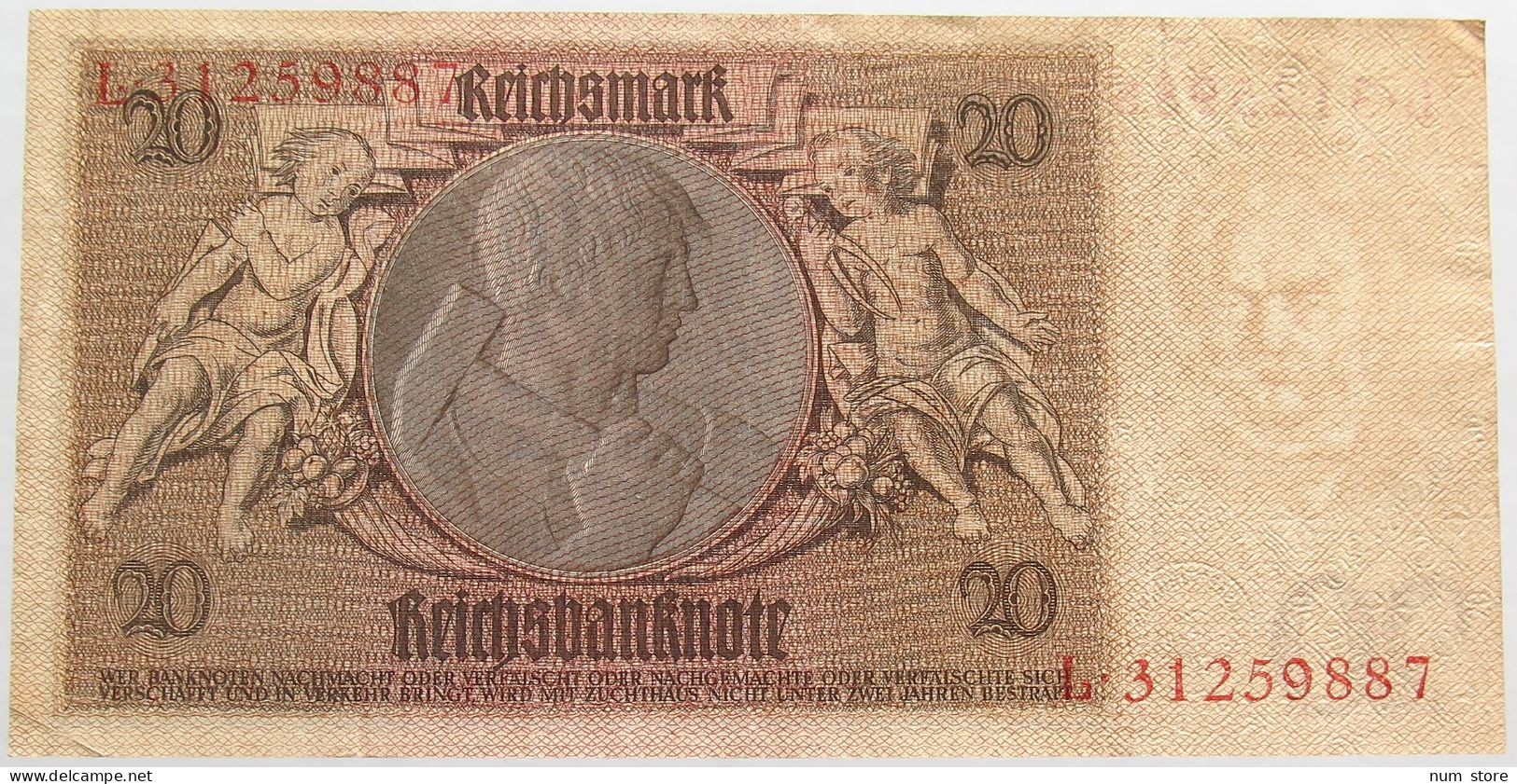 GERMANY 20 MARK 1929 #alb014 0359 - 20 Mark