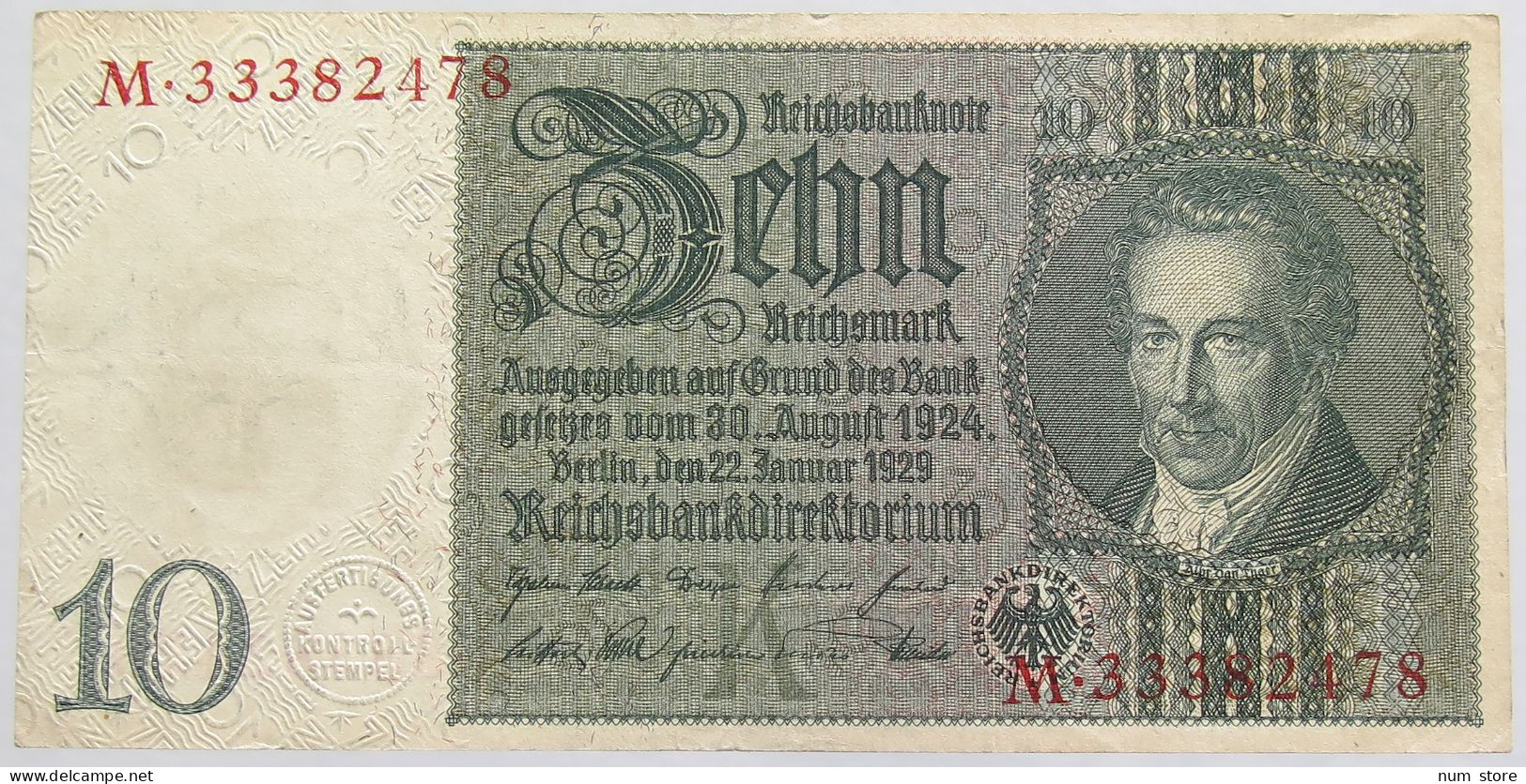 GERMANY 20 MARK 1924 #alb012 0119 - 20 Mark