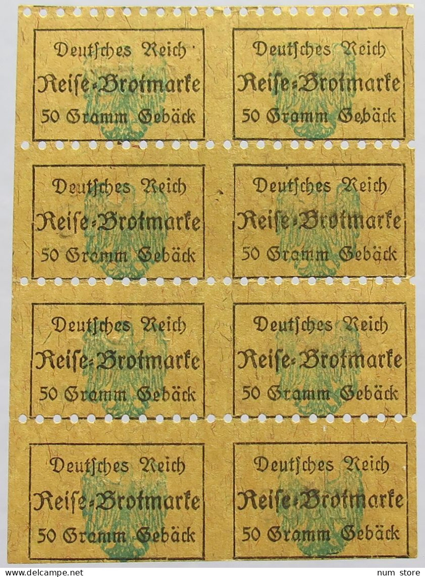 GERMANY BROTKARTE RATION CARD BREAD #alb020 0085 - Sonstige & Ohne Zuordnung