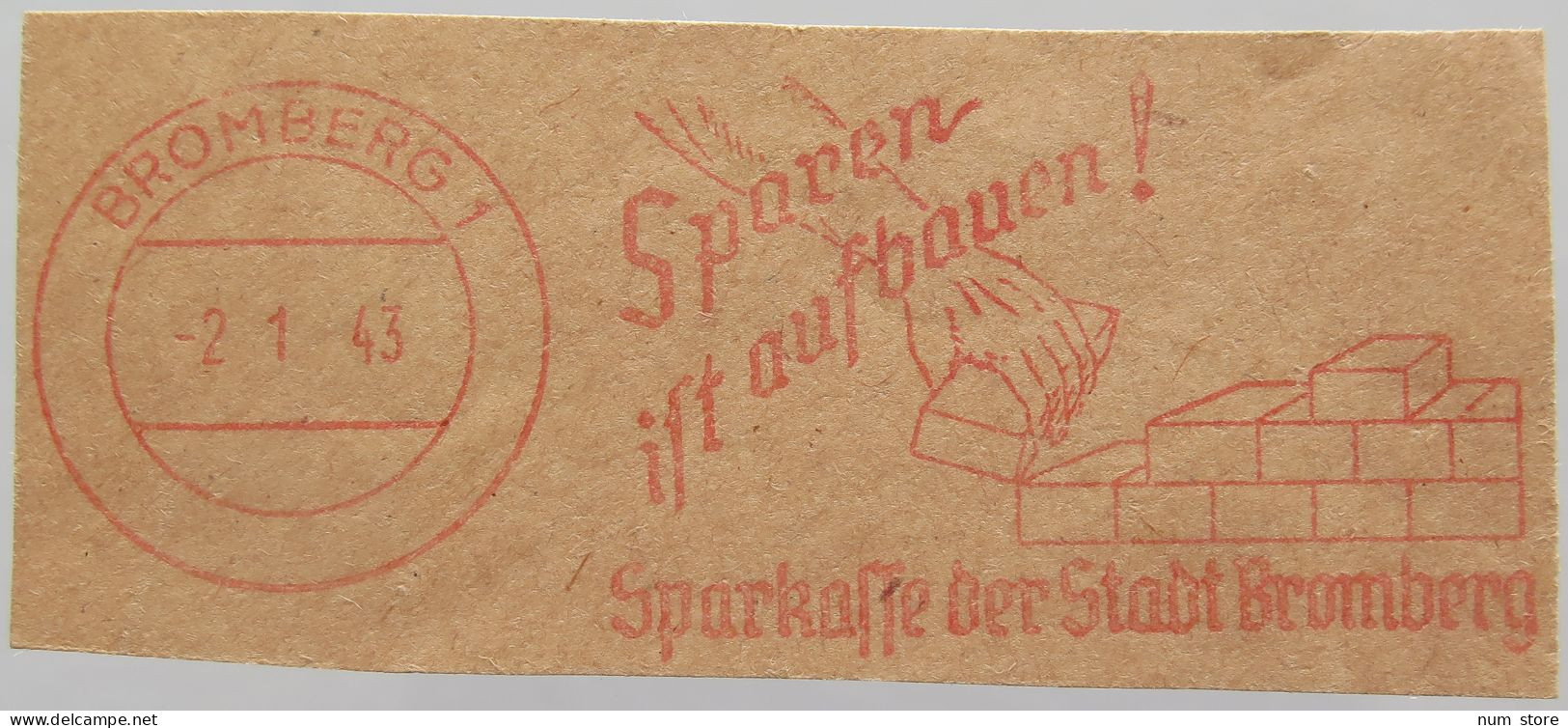 GERMANY BROMBERG SPARKASSE NOTGELD 1943 #alb002 0125 - Other & Unclassified