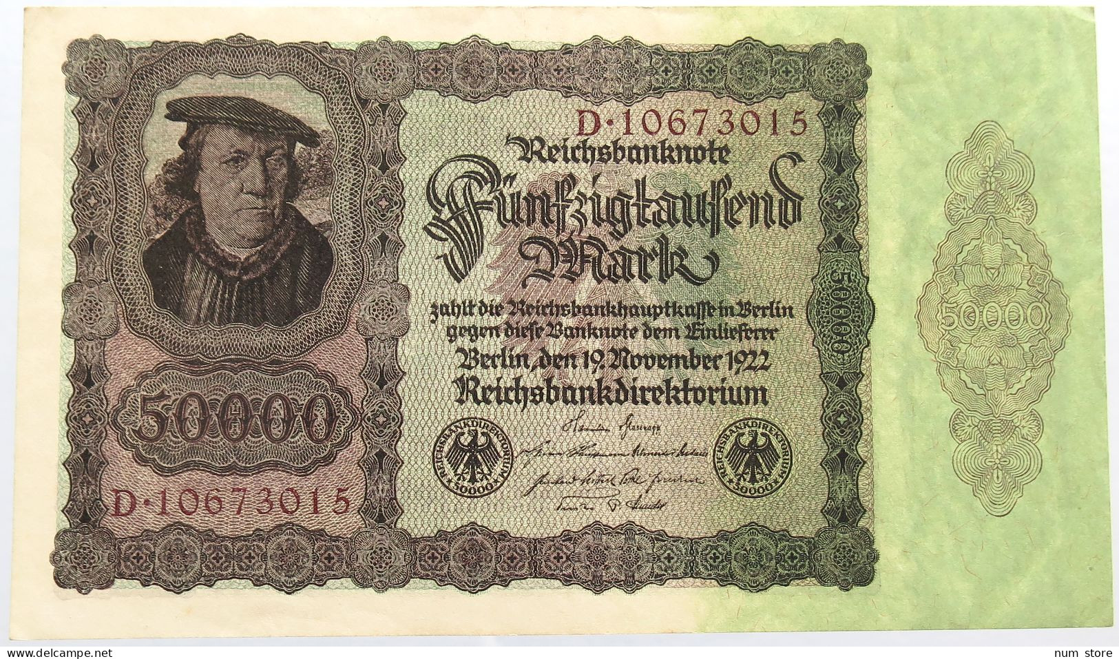 GERMANY 50000 MARK 1922 #alb004 0543 - 50000 Mark