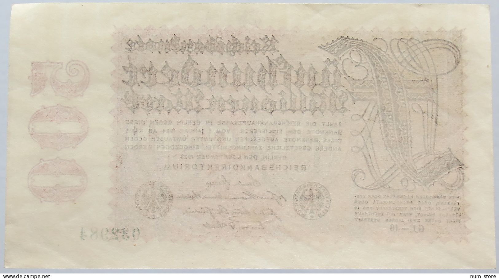 GERMANY 500 MILLIONEN MARK 1924 #alb004 0161 - 500 Millionen Mark