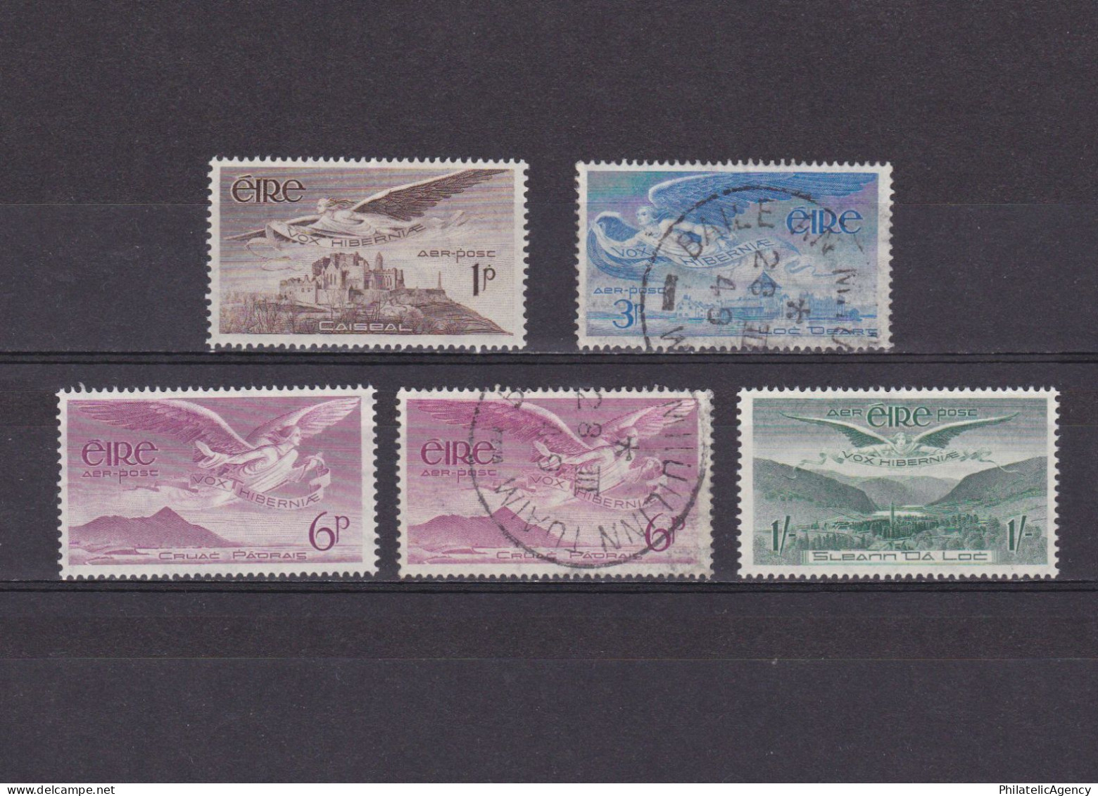 IRELAND 1948, SG# 140-143, Part Set, Air Mail, MH/Used - Ungebraucht