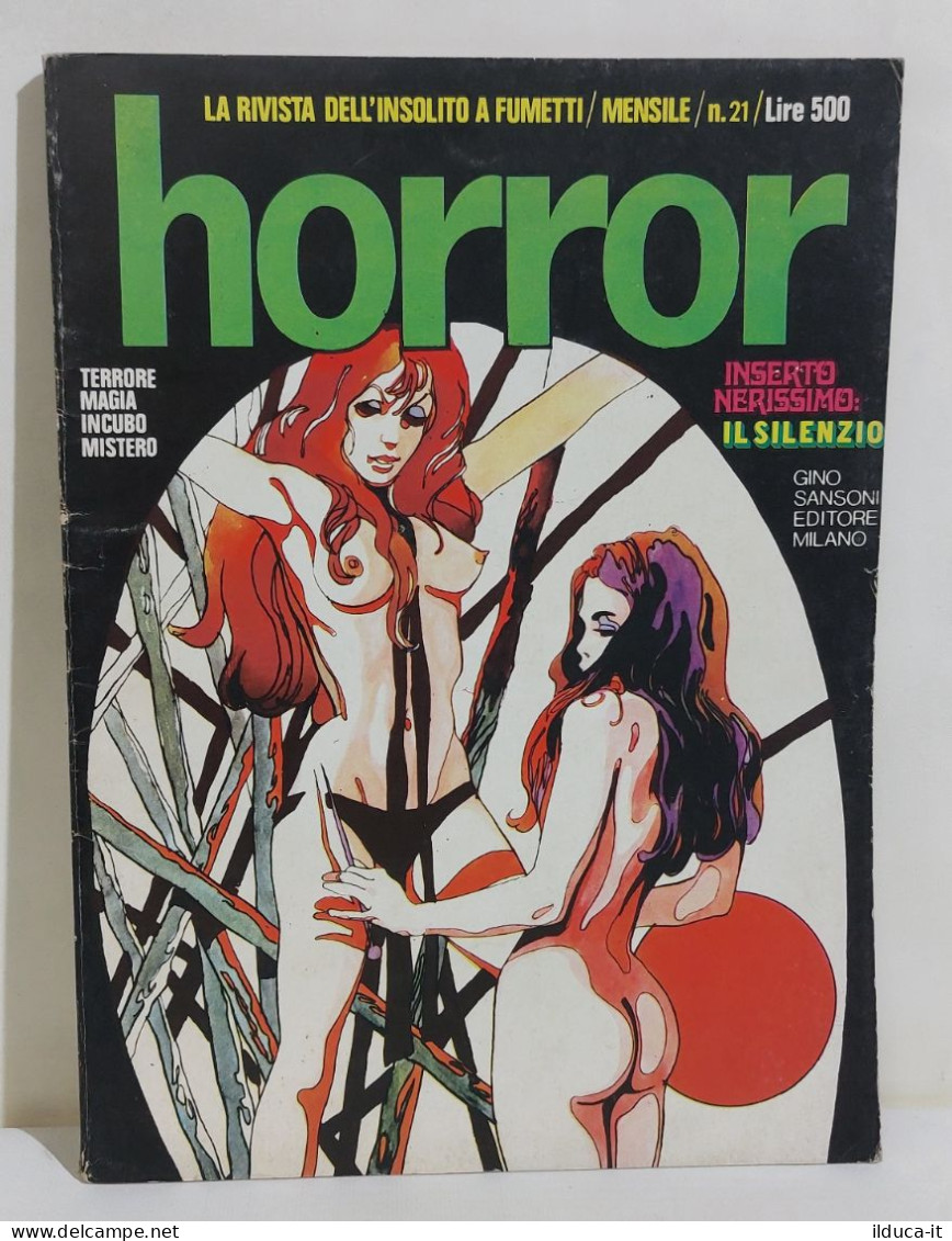 37762 HORROR 1971 A. III N. 21 - Sansoni Editore - First Editions