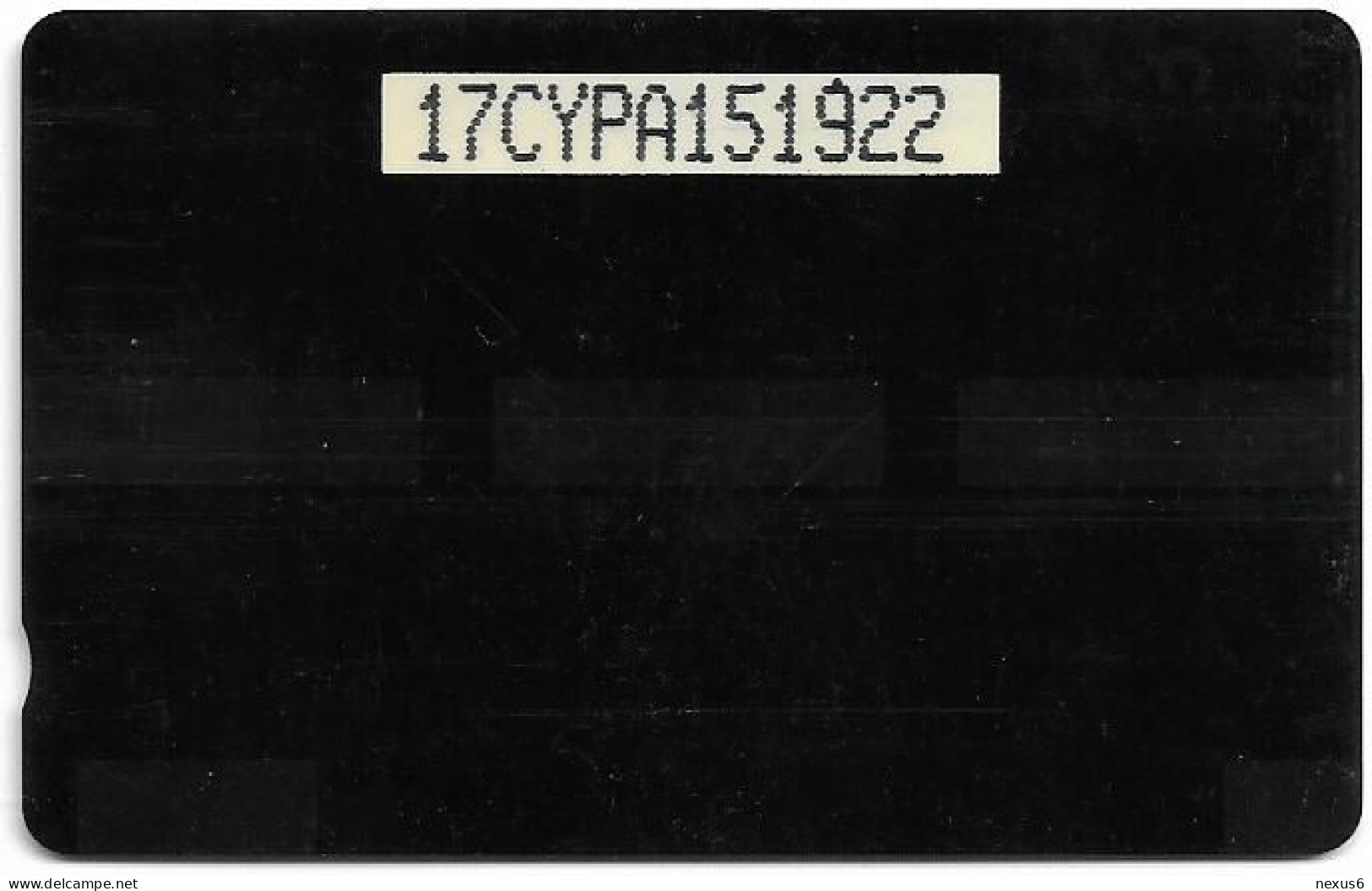 Cyprus - Cyta (GPT) - Petra Tou Romiou Beach - 17CYPA (White Stripe), 1990, Used - Cyprus