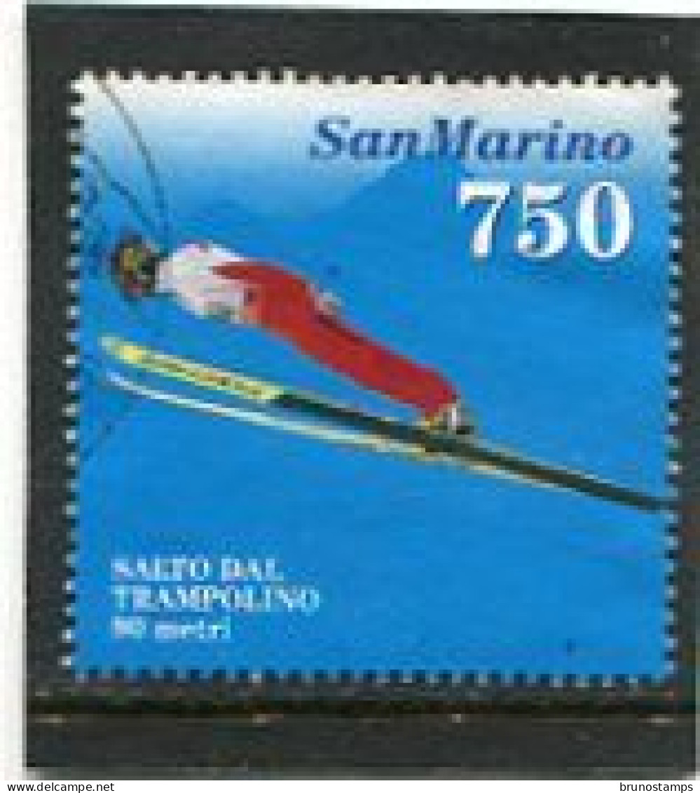 SAN MARINO - 1994   750 L   SKY  JUMPING  EX MS  FINE USED - Gebraucht