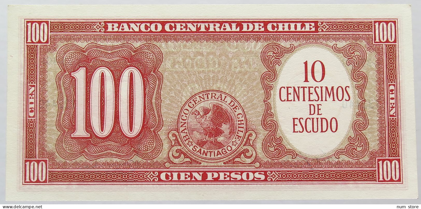 CHILE 100 PESOS TOP #alb016 0311 - Chili