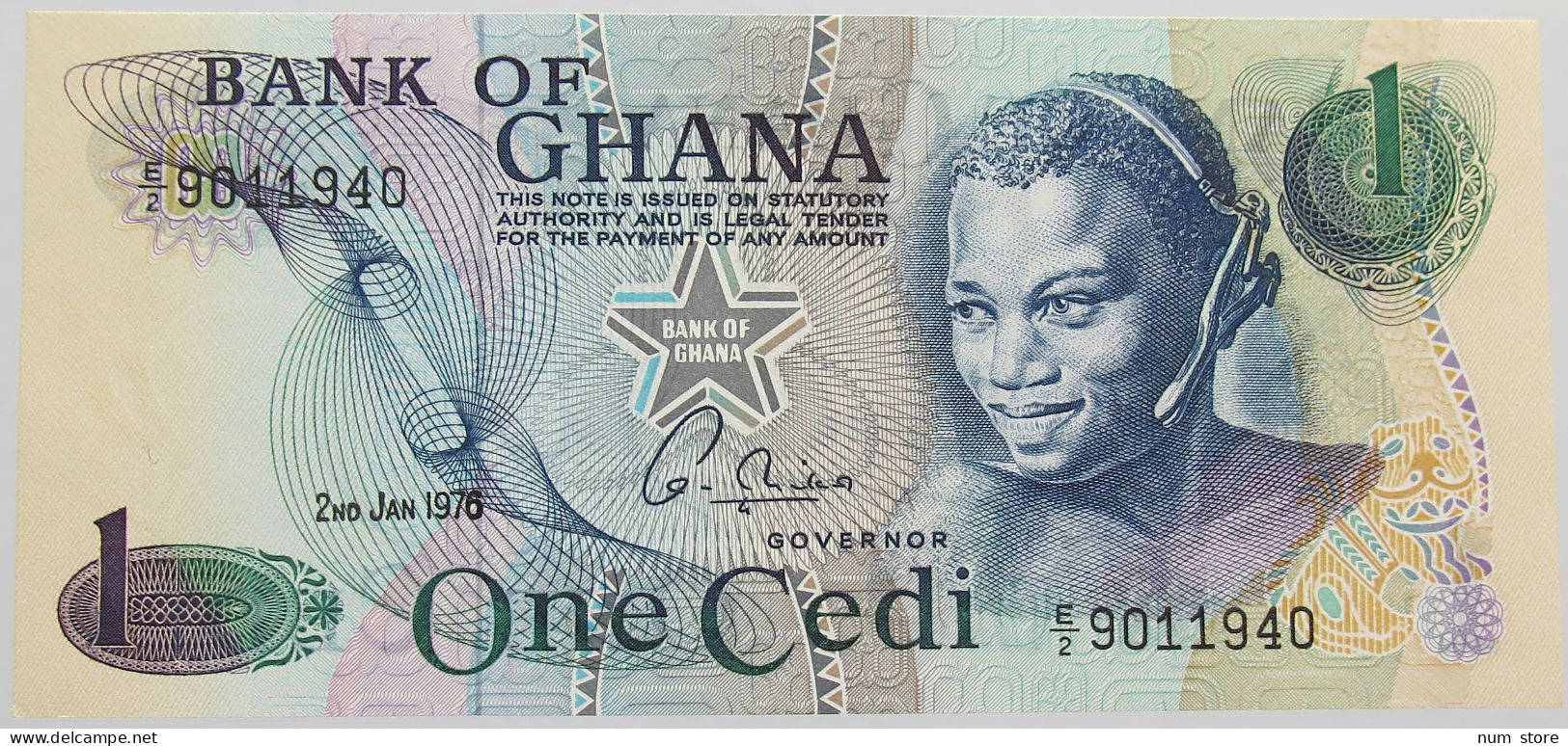 GHANA CEDI 1976 TOP #alb013 0297 - Ghana