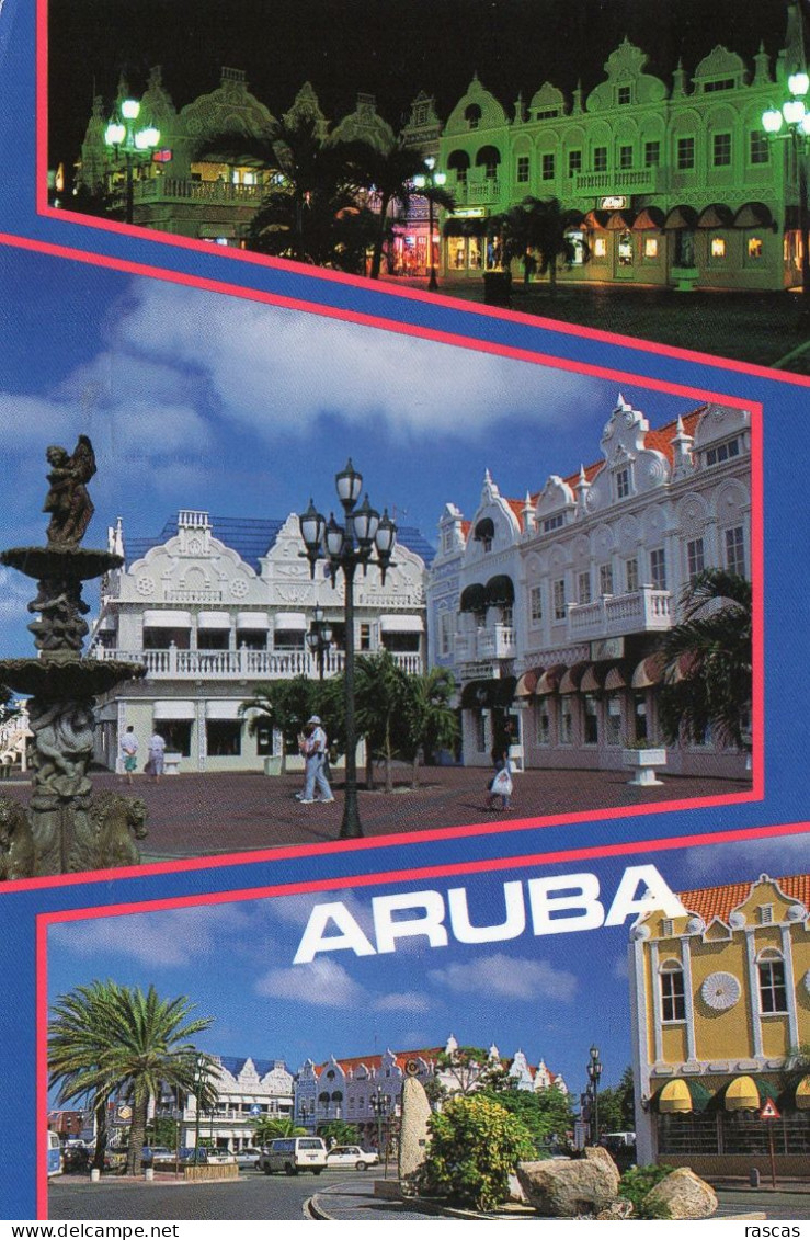 CPM - K - ANTILLES - ARUBA - MULTIVUES - MAIN STREET - Aruba