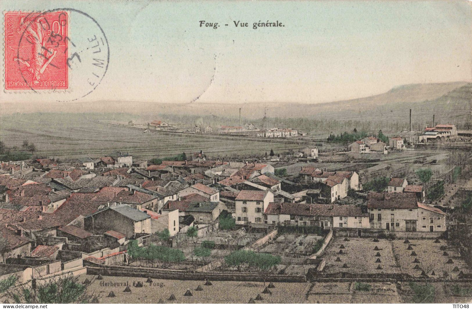 CP-EURO-France - 54 MEURTHE Et MOSELLE - FOUG,  Vue Générale - Foug