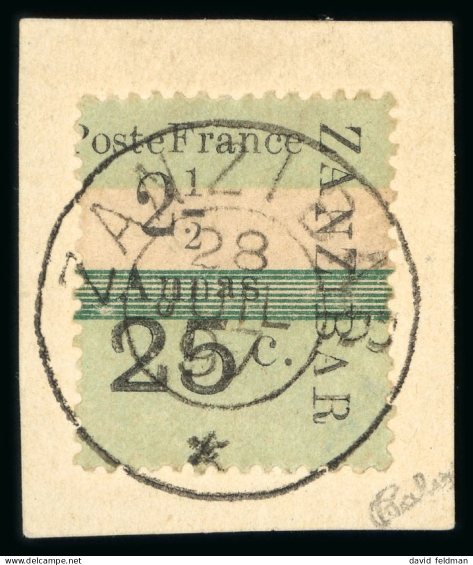 1897, Y&T N°42a (surcharge II) O, Sur Fragment, Belle - Autres & Non Classés