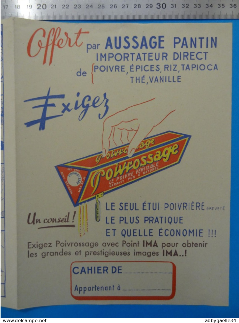 Protège-cahier Publicitaire POIVROSSAGE Poivre Culture Du Poivrier Transport - Autres & Non Classés