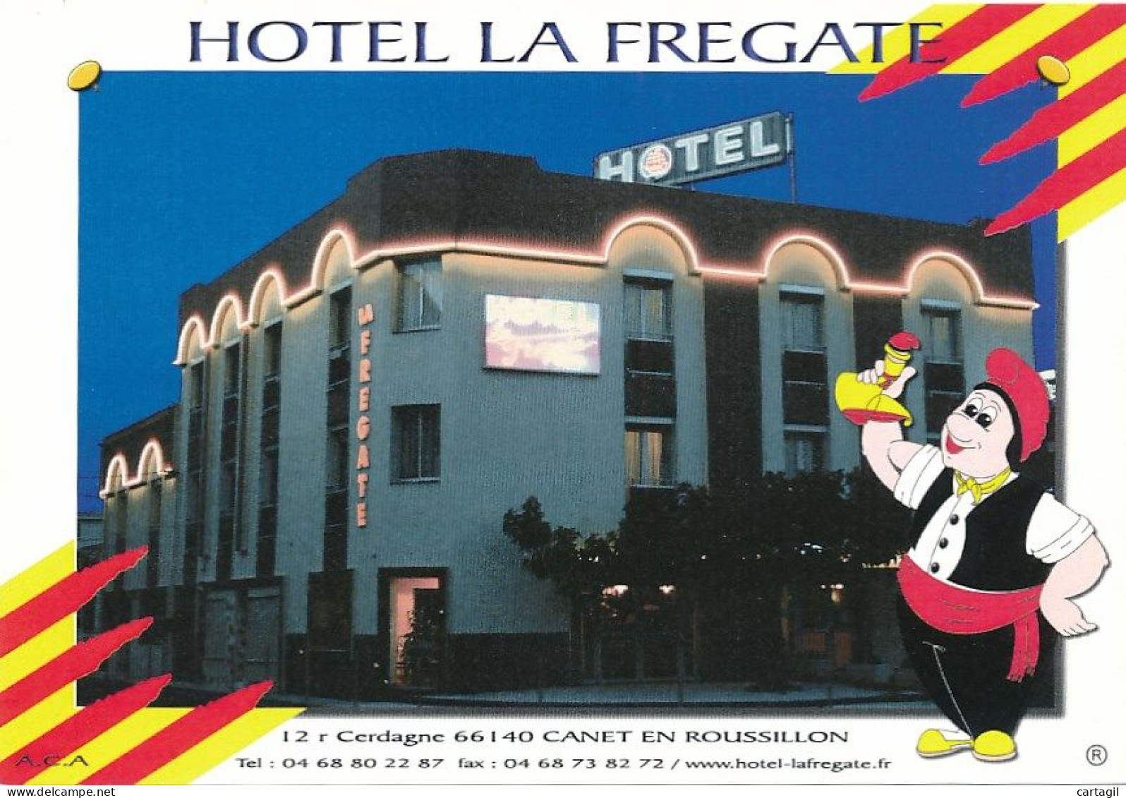 CPM GF -21213- 66 (Pyrénées Orientales) -Canet En Rousillon -Hôtel "La Frégate"-Envoi Gratuit - Canet En Roussillon