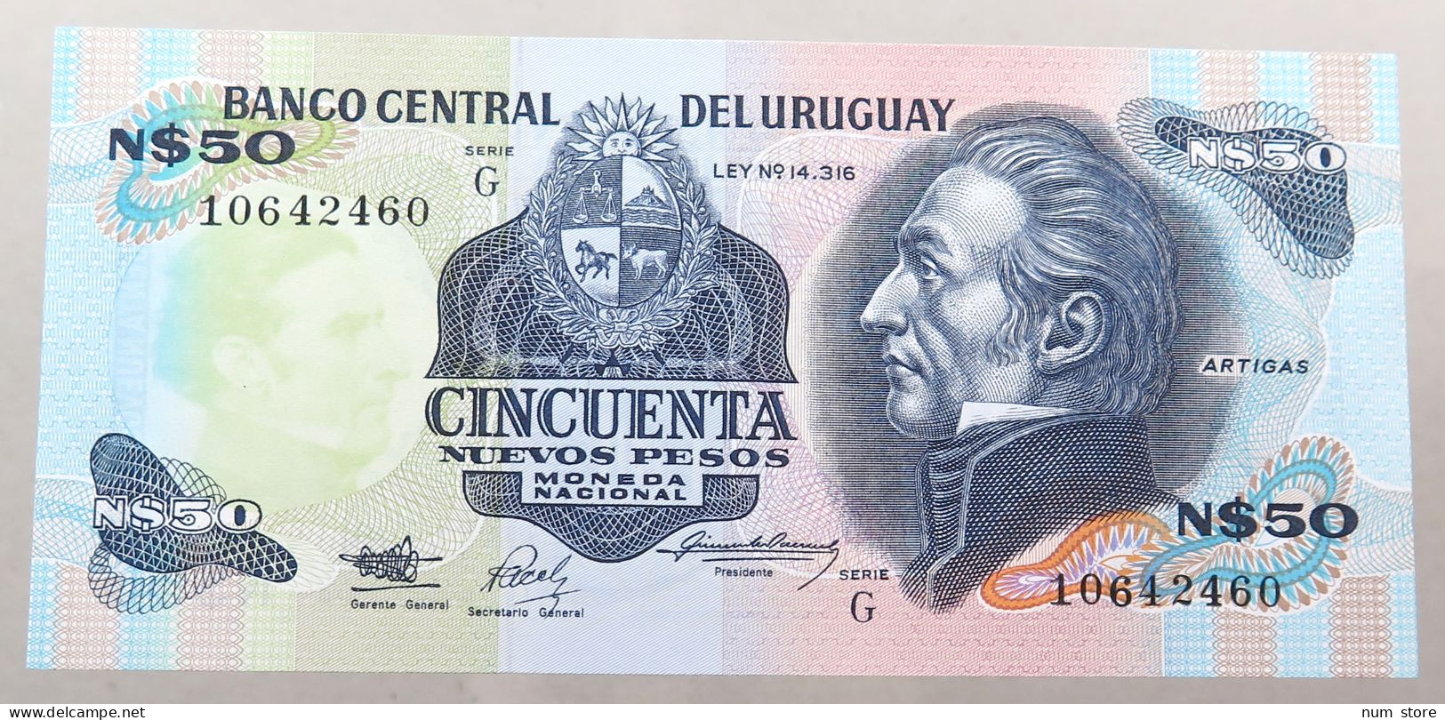 URUGUAY 50 PESOS 1978 TOP #alb049 1317 - Uruguay