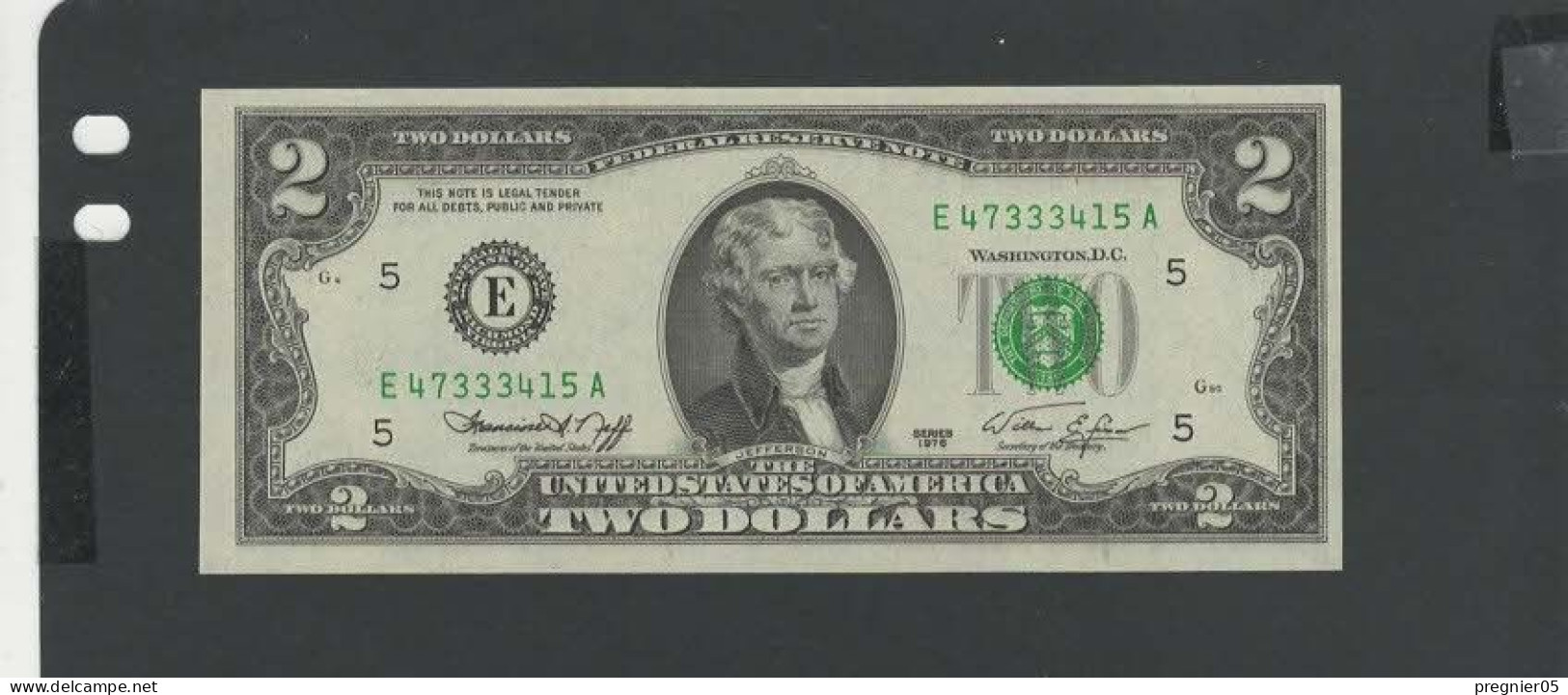 USA - Billet 2 Dollar 1976 NEUF/UNC P.461 § E - Bilglietti Della Riserva Federale (1928-...)