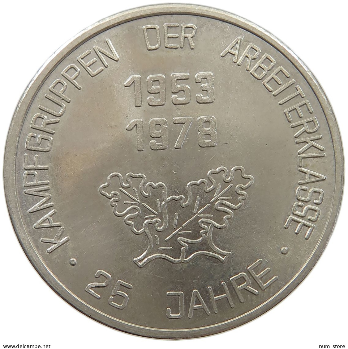 GERMANY DDR MEDAL 1953 - 1978 #alb060 0301 - Other & Unclassified